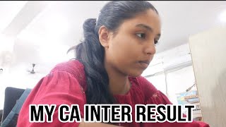 My CA Inter sept 24 result  Result reaction [upl. by Ardys225]