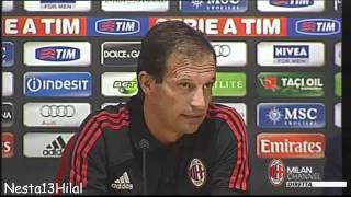 Conferenza Stampa Di Galliani Allegri and Capitano Ambrosini  Part 1  972012 [upl. by Allista]