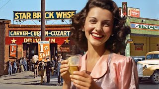 1930s USA  Real Scenes of Vintage America  Colorized [upl. by Toft]