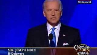 Sen Joe Biden DDE Addresses the DNC [upl. by Selestina]