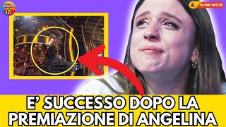 TRAGICO INCIDENTE PER ANGELINA MANGO DOPO LA PREMIAZIONE A SANREMO Lei è [upl. by Dlorej]