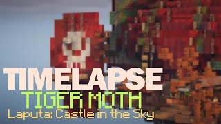 TIGER MOTH  CASTLE IN THE SKY pirate ship  Minecraft Building Timelapse [upl. by Carmelita335]