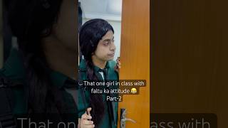 Part2 did you have such a girl with thousands of pin in your class 😂 youtubeshorts school [upl. by Shawn]