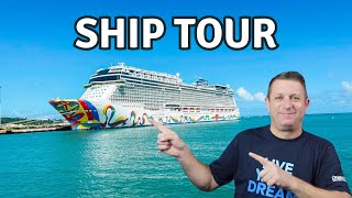 NCL ENCORE  FULL SHIP TOUR  Check out this amazing cruise ship [upl. by Gimble]