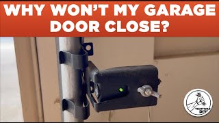 Why Wont My Garage Door Close On Sunny Days  How To Replace Garage Door Sensors  TightwadDIY [upl. by Ettelra869]