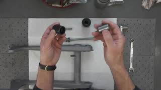 Swing Arm Bushing Removal amp Installation  Video 98 [upl. by Chaunce]