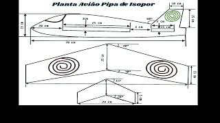 Avião Pipa de Isopor  Planta [upl. by Enyaht427]