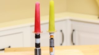 STAR WARS LIGHTSABER POPSICLES  NERDY NUMMIES [upl. by Kreiker617]