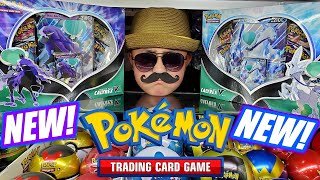 UNBOXING BOTH CALYREX V BOXES ICE RIDER amp SHADOW RIDER New Pokemon Cards Battle Opening [upl. by Kilby]