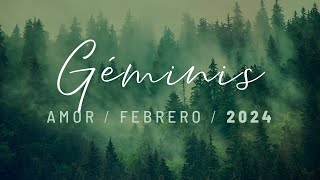 💜 Géminis Horóscopo del Amor  Febrero 2024 💜 Tarot interactivo ☀️ [upl. by Bensen500]