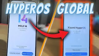 Así he Conseguido actualizar de MIUI 14 a HyperOS Global  Dos Métodos tutorial hyperos [upl. by Meedan]