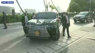 WATCH Moment President Tinubu Arrived His Lagos Home For Christmas Celebration [upl. by Dyol163]