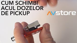 Cum schimbi acul dozelor de pickup  AudioTechnica Goldring Ortofon [upl. by Demetri598]