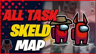 Among Us  All Task Guide on the Skeld Map  Skeld Map All Task Guide [upl. by Neelram]