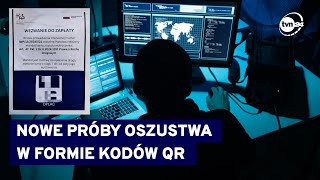 Fałszywe wezwania do zapłaty mandatu Urzędnicy i policja ostrzegają TVN24 [upl. by Farrell]