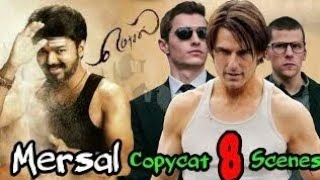 MERSAL VIJAY 8 COPYCAT SCENES [upl. by Amlez]