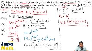 Prova ESCOLA NAVAL Resolvida2007  Matemática  Questão 15 [upl. by Esirec667]