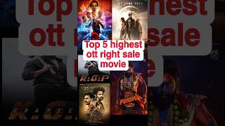 Top 5 Highest Paid OTT Movies in 2024 💸 review shorts [upl. by Annadroj]