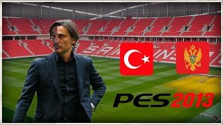 İNANILMAZ BİR GOL  TÜRKİYE  KARADAĞ  PES 2013 [upl. by Arun827]