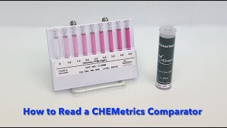 How To Read a CHEMetrics Comparator [upl. by Weikert]