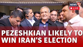 Iran Elections Result LIVE  Moderate Pezeshkian Wins Irans Presidential Race  N18G [upl. by Dibru]