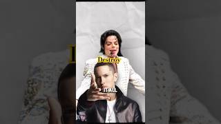 Michael Jackson vs Eminem The Feud Explained 😱 News Shorts [upl. by Sidoon]