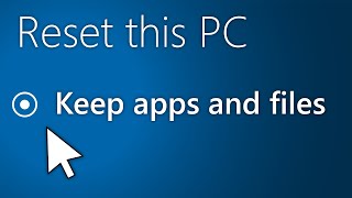 How to Reinstall Windows 10 Without Losing Apps Data or Files [upl. by Avictor]