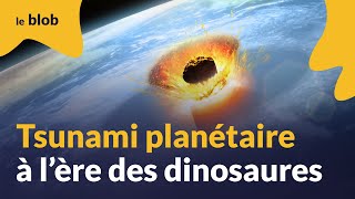 Modélisation du tsunami planétaire causé par la chute de l’astéroïde qui a anéanti les dinosaures [upl. by Yorle692]