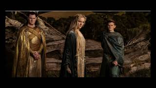 Eldar song The Rings of Power season 2 OST  Golden Leaves by Bear McCreary feat Benjamin Walker [upl. by Sivet]