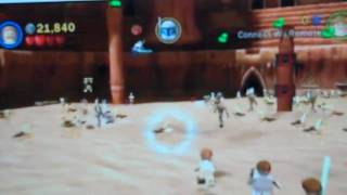 Lego Star Wars 3 The Clone Wars Geonosis Battle Arena Wii [upl. by Cele]