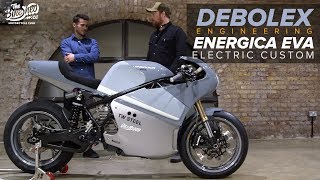 DeBolex and Energica Eva  145hp custom electric motorcycle [upl. by Einram]