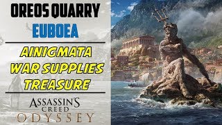 Oreos Quarry  Euboea  Ainigmata War Supplies amp Treasure Location  AC ODYSSEY [upl. by Gabe]