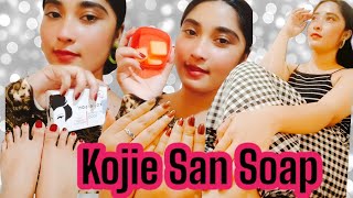 දවස් 7 න් සුදු වෙන කොජික් සබන් කැටේ මූන ඇග 2කමKojie San Soap Review Sinhala [upl. by Areyk220]