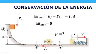 Conservación de la energía  Ejercicio avanzado [upl. by Grosz]