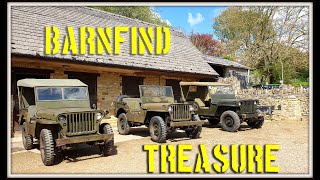 Amazing Collection of ORIGINAL UNRESTORED WW2 jeeps [upl. by Llennoj48]