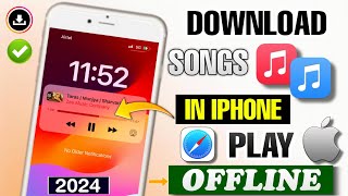 📥How To Download Songs In Iphone  Iphone Me Songs Download Kaise Karen  Iphone Songs Download 2024 [upl. by Ettenal]