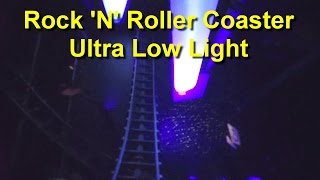 Rock N Roller Coaster On Ride Ultra Low Light HD POV Disneys Hollywood Studios HD 1080p 60fps [upl. by Eanel]