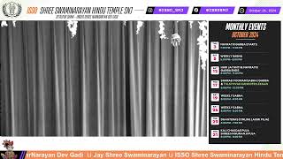 LIVE  ISSO SNJ Cinnaminson Swaminarayan Darshan [upl. by Icat]