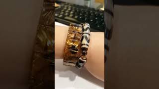 Rutilated Quartz 咖啡钛晶 rutilatedquartz 咖啡钛晶花排 crystals 水晶世界 bracelet gemstone 赤铁矿 金红石 针铁矿 [upl. by Bili]