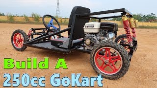 Build a 250cc Go Kart at Home  Tutorial [upl. by Gerson]