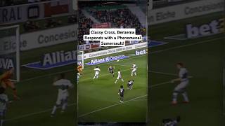 Classy Cross Benzema Responds shorts football banzema [upl. by Ermina]