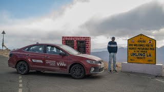 Volkswagen Virtus GT Driven To The Highest Motorable Road In The World [upl. by Fattal]