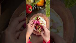 Paneer Shwarma from scratch Homemade pita homemadebreadrecipe [upl. by Ramoh]