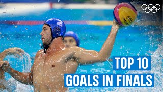 Top 10 Goals in Water Polo Finals  Top Moments [upl. by Reisch331]