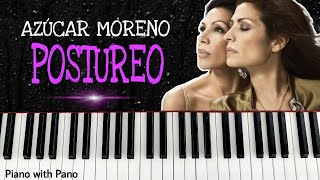 Azúcar Moreno  POSTUREO Benidorm Fest Spain  PIANO COVER  Eurovision 2022 [upl. by Eibbil431]