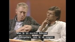 Bille August amp Max Von Sydow Om Pelle Erövraren Kulturen 1987 [upl. by Allyn]