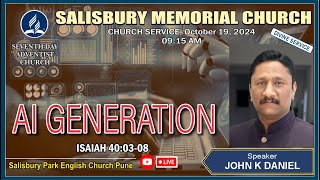 CHURCH SERVICE LIVE  AI GENERATION  OCTOBER 19 2024 [upl. by Redienhcs]