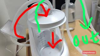 How to use a Suction Machine at home in Hindi  Suction Machine use in Hindi [upl. by Nakeber]