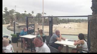 Webcam Lanzarote  Live Stream from the Beachbar in Costa Teguise [upl. by Erdne]