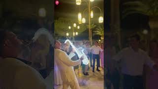 LED Saxophonist amp DJ for weddings in Rome Italy [upl. by Ainecey218]